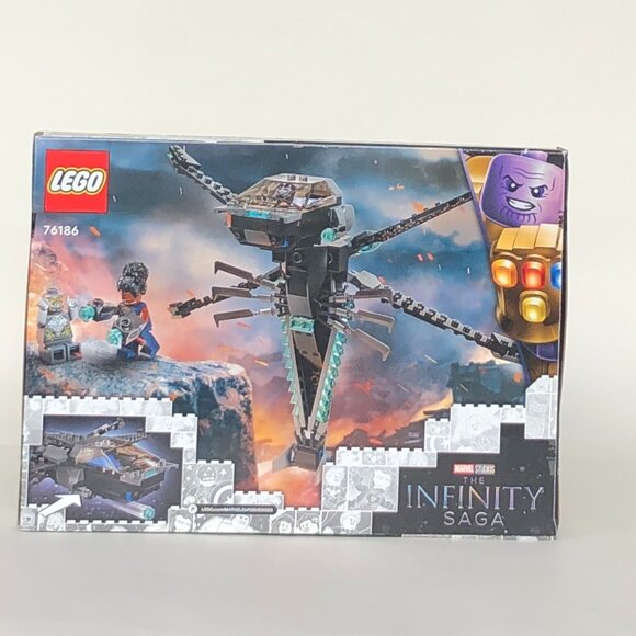 Brand New Lego Marvel Black Panther Dragon Flyer 76186 - Picture 8 of 9